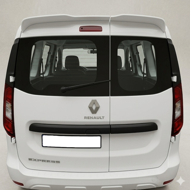 Renault Express Çift Kapı 2021-2026 Boyasız Spoiler Plastik