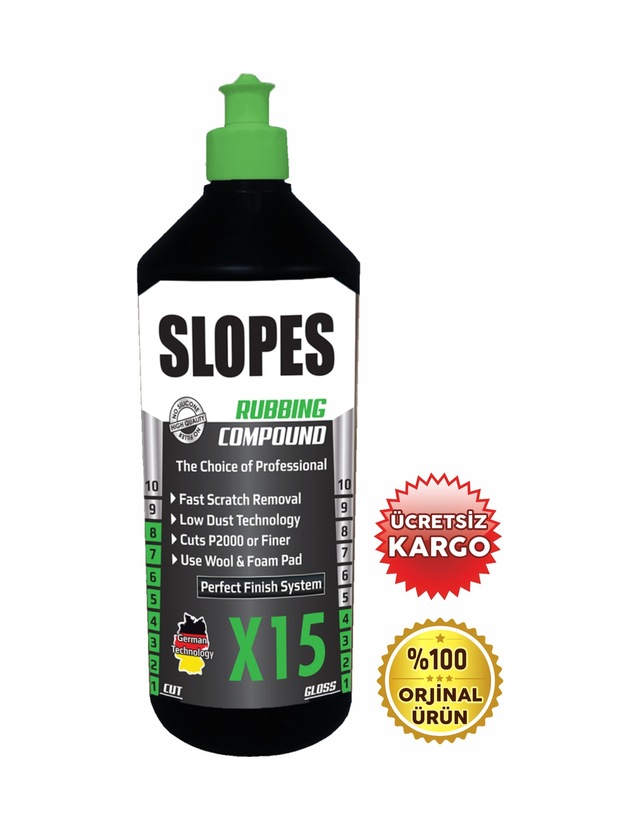 Slopes X15 Çizik Pasta 1 Lt