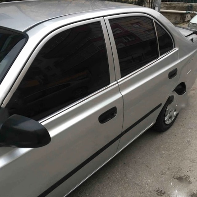 Hyundai Accent Admira 2000-20005 4 Parça Cam Çıtası Krom Paslanma