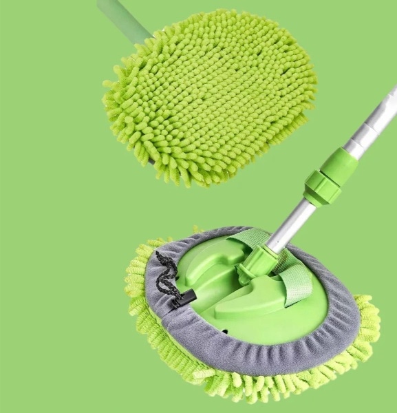 Büro Ev Ofis Arabası İçin Araç Dışı Yedek Bezli Mikrofiber Oto Yıkama Fırçası