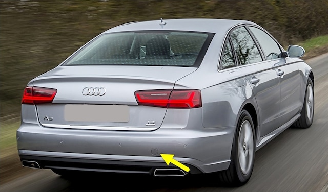 Audi A6 Sedan 2015-2018 Arka Tampon Çeki Demiri Kapağı 4G5807441B