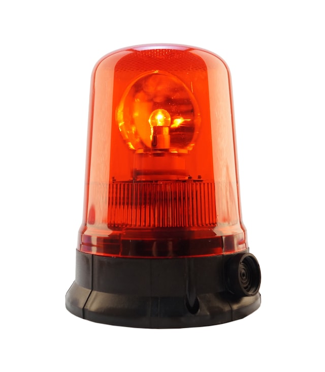 Mesan Ø140 İkaz Lamba Döner Buzzer Kırmızı 220vac Ms 8918.1.220vac