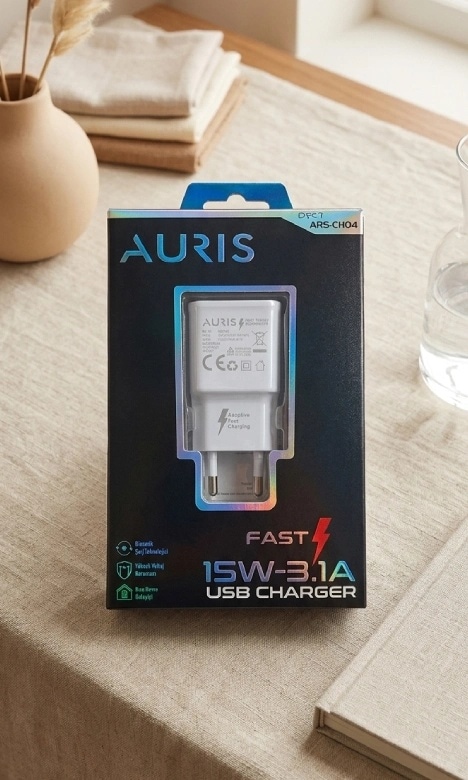Auris Ch04 Usb Şarj Başlığı 15w- Hızlı 3.1a
