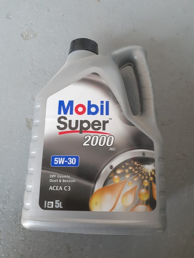 Yağ Motor Yağı Super 2000 5W30 5 Litre Mobil Bütün Araçlar -H040