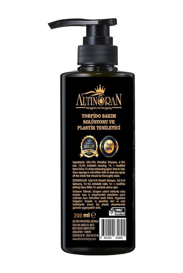 Altın Oran Torpido Parlatıcı Ve Koruyucu Krem 200 ML
