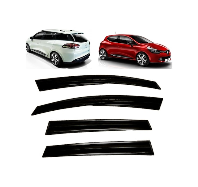 Renault Clio 4 Cam Rüzgarlığı Mugen Tip 4'Lü Set Clio 4 Hatchback