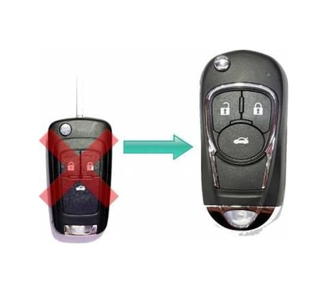 Chevrolet Uyumlu Cruze Aveo Spark Çevirici Kumanda Kabı Anahtar Kabı (529684736)