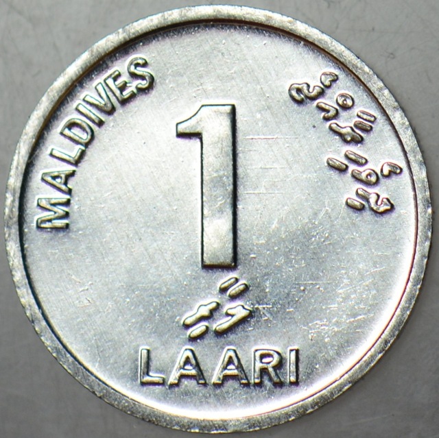 Maldivler 1 Laari 2012 Çil.