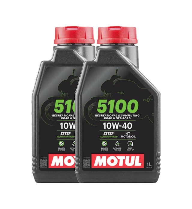 Motul 5100 10w40 1 Litre X 2 Adet Motosiklet Motor Yağı