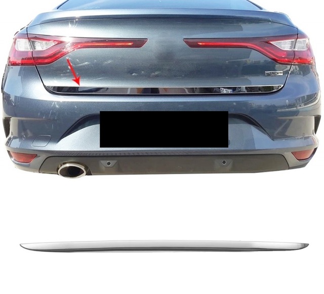 Renault Megane 4 Sedan Krom Bagaj Alt Çıta 2015 Ve Üzeri P.çelik
