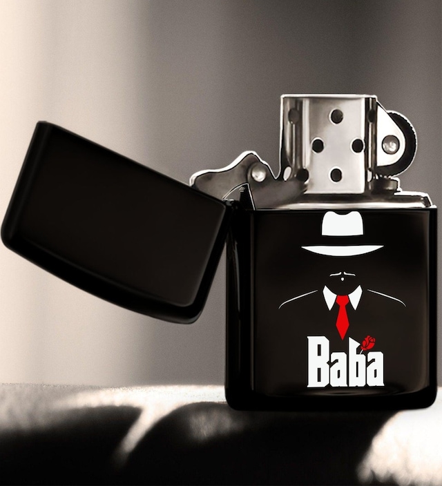 Bk Home Godfather Baba Tasarımlı Renkli Baskılı Benzinli Siyah Me N11.264