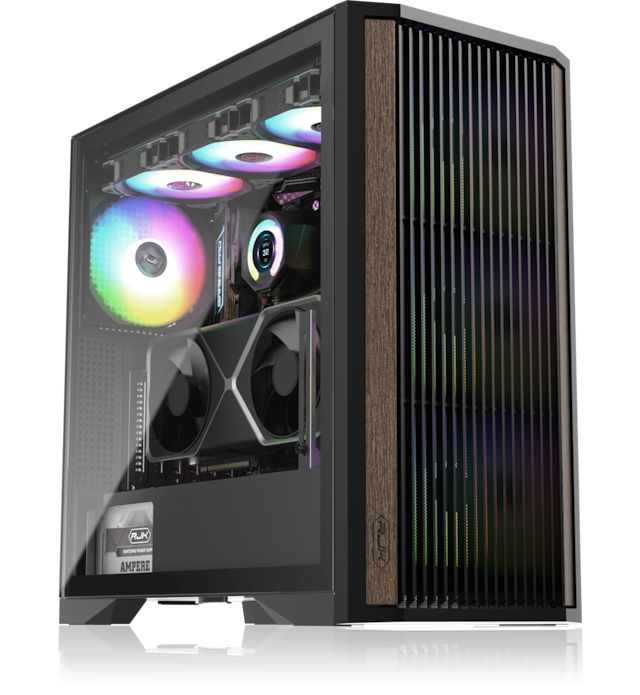 Raijintek AGOS MAX MS4 0R20B00261 E-ATX 4x Fans Black USB-C