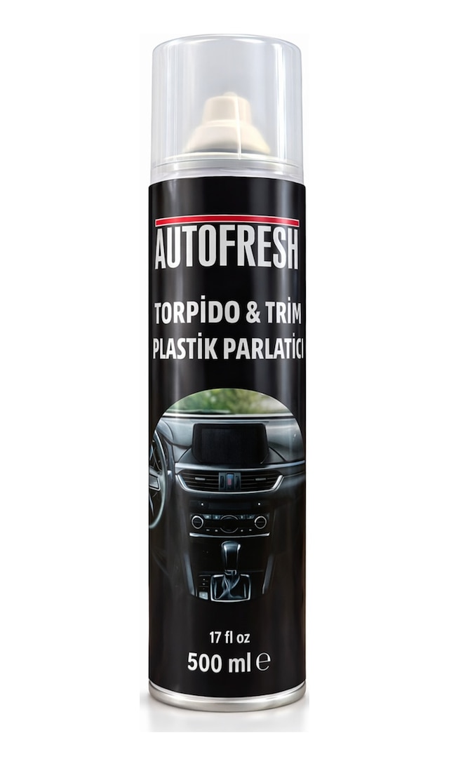 Torpido & Trim Plastik Parlatıcı Sprey 500 Ml Araç İçi Plastik Yenileyici