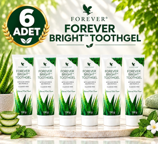 Forever Bright Aloe Vera Özlü Diş Macunu 6 x 130 G