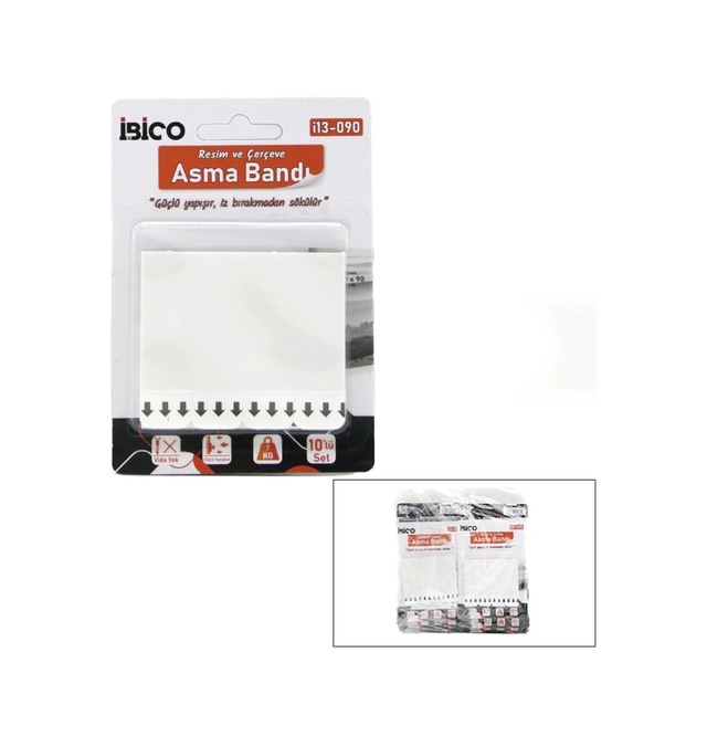 Ers- Resim Ve Çerçeve Asma Bandı - 10'lu Paket - 7 Kg Taşıma Kapasitesi