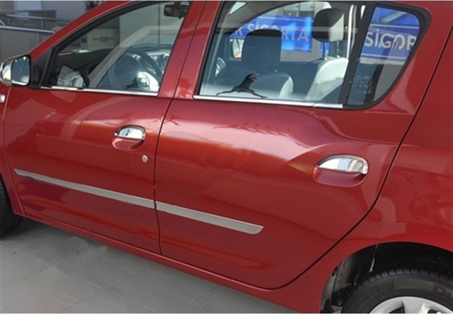Markadan Renault Clio Symbol Krom Cam Çıtası 2013 Sonrası 4 Parça