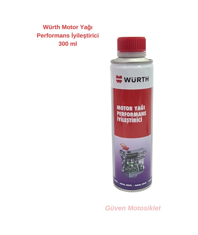 Würth Motor Yağı Performans Katkısı 300ml Benzinli - Dizel