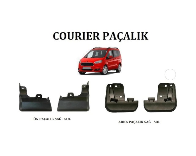 Ford Courier Ön-arka Takım Paçalık Tozluk Çamurluk N11.4107
