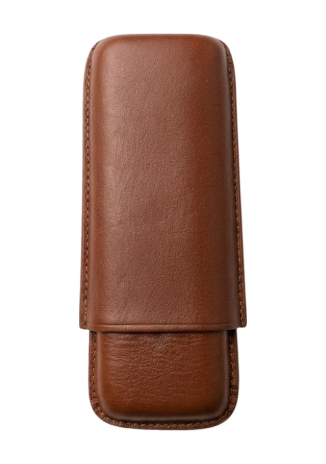 Cohiba Kahverengi İkili Deri Puro Kılıfı Tr9811