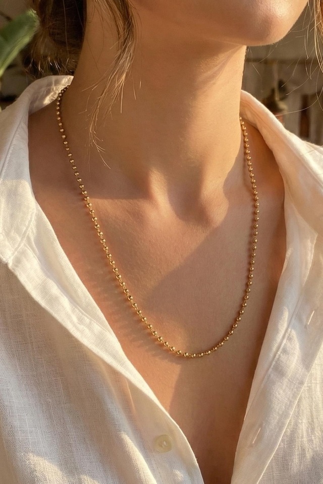 14 Ayar Altın Top Zincir 2.50 Mm Sarı Altın
