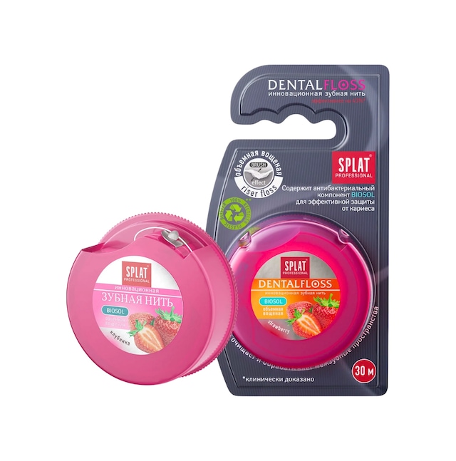 Splat Professional Dental Floss Strawberry 30m Diş İpi 1 Adet