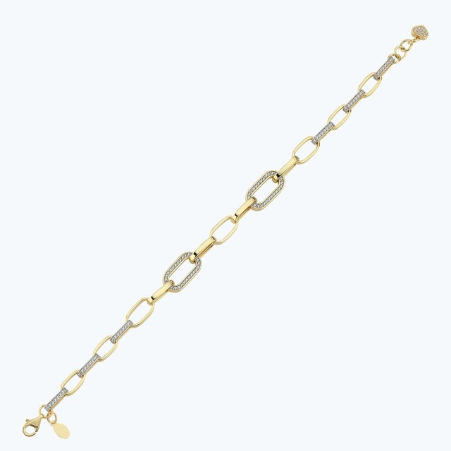 Altınbaş Altın Zincir Bileklik Blls0183-24839 Renkli