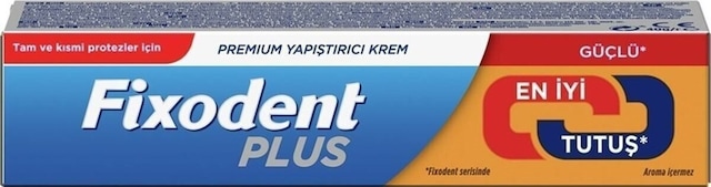 Diş Protez Yapıştırıcı Krem Güçlü Tutuş 40 Gr