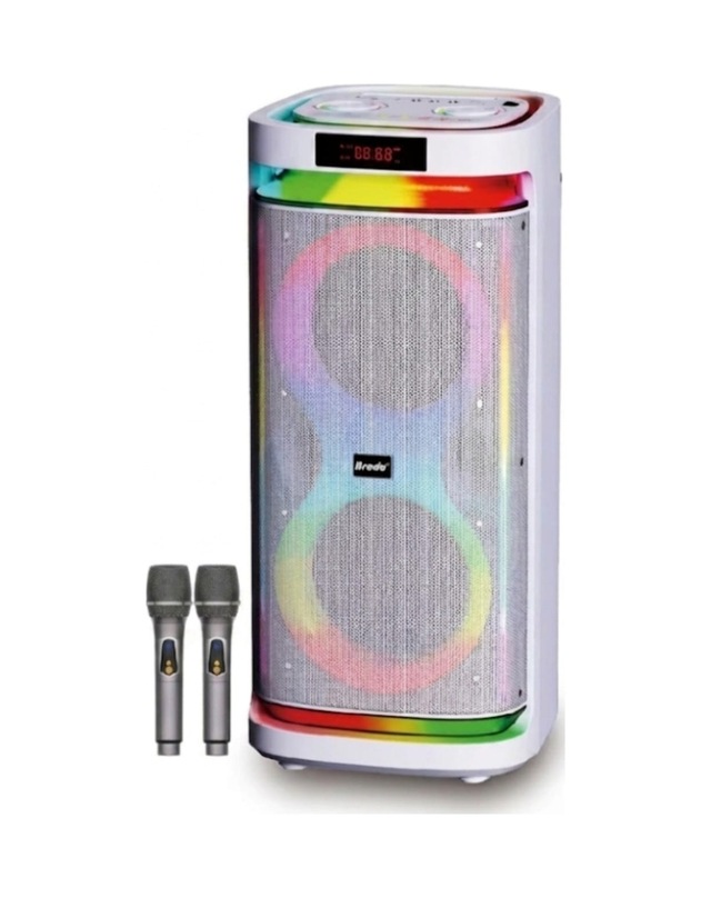 Bts-2407 75w Çift Mikrofonlu Rgb İşikli Taşinabilir Tws Kablosuz Parti Hopörlör
