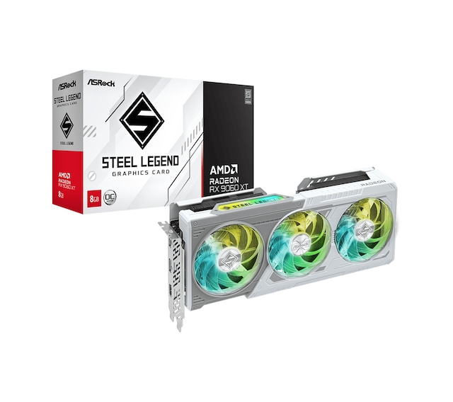 ASRock RX 9060 XT STEEL LEGEND OC
