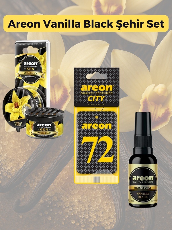 Areon Vanilla Black Şehir Set-72
