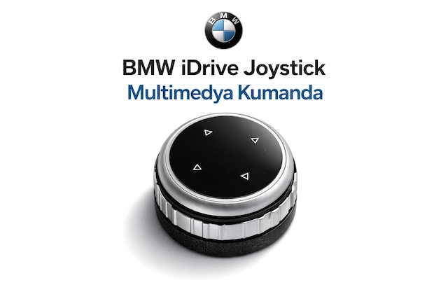 Bmw F10 F20 F30 İdrive Multimedya Kontrol Tuşu Konsol Kumanda Butonu Alüminyum
