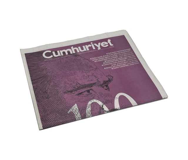 29 Ekim 2023 Cumhuriyet Gazetesi Eki Çağdaşlaşma Teşhir Ürün