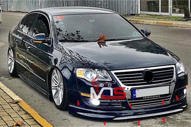 Vw Passat B6 R Line Ön Tampon Eki Karlık Fiberglass Boyasız