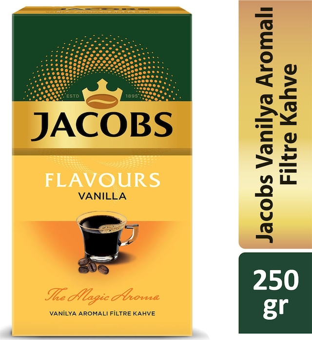 Jacobs Flavours Vanilya Aromalı Filtre Kahve 250 G
