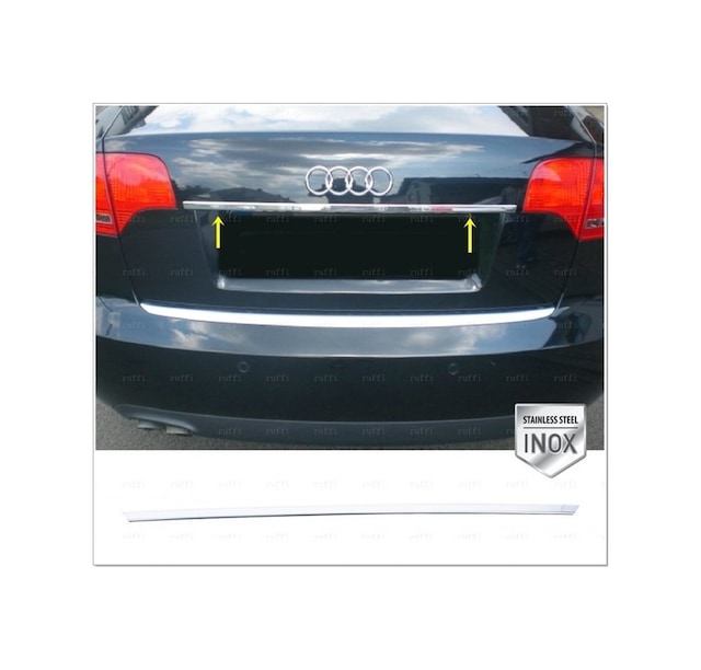 Audi A4 Krom Bagaj Çıtası 2001-2008 P. Çelik