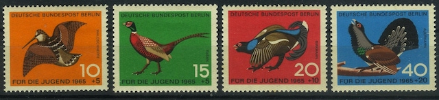 Koleksiyon Pulları, 1965,berlin Federal Almanya ,4 Pul Damgasız Tam Seri,n11-74