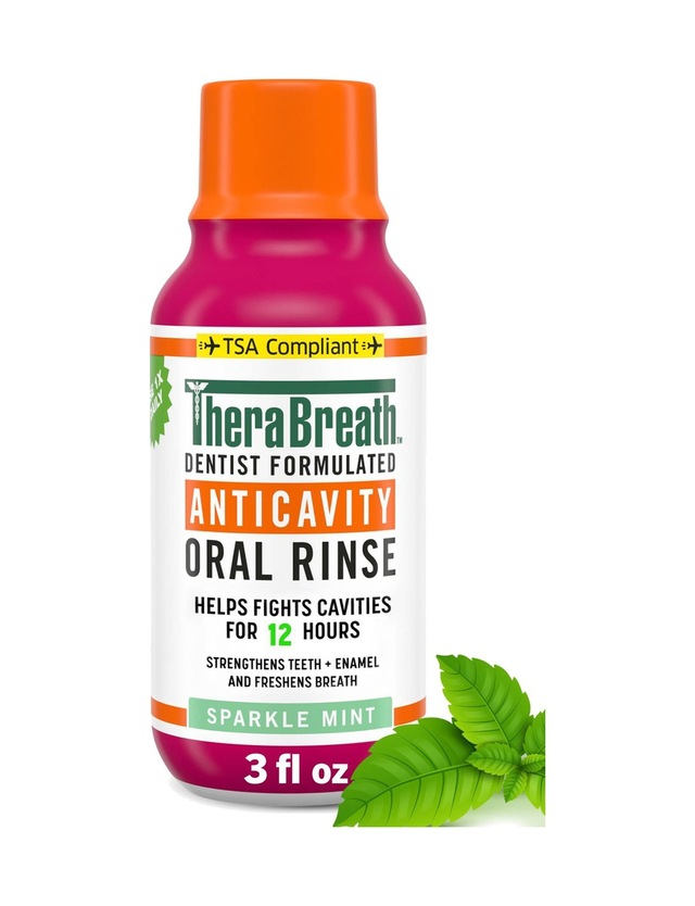 Thera Breath Anticavity Sparkle Mint Ağız Çalkalama Suyu 88.7ml Seyahat Boyu