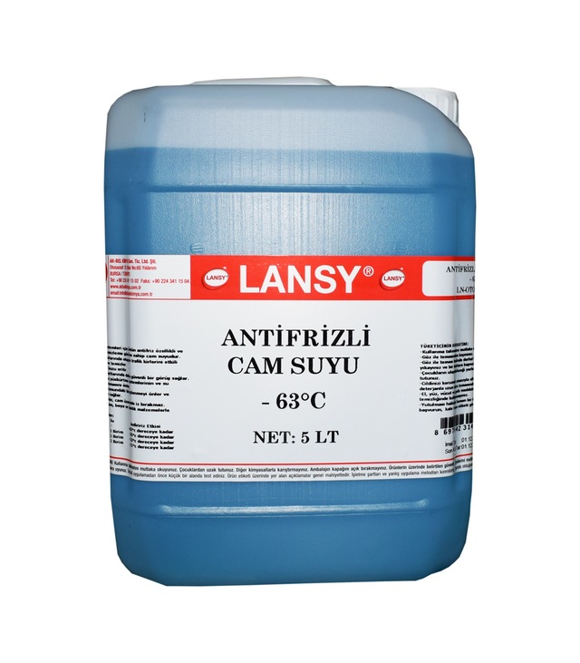 Lansy Antifrizli Cam Suyu 5 Lt - 63 Derecec