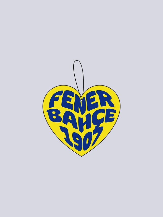 Fenerbahçe Asma Araç Kokusu Kalpli Ya