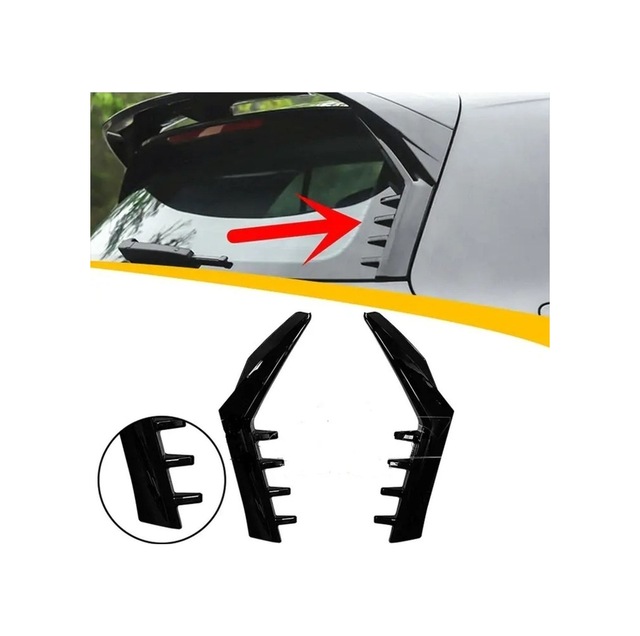 Volkswagen Aksesuar Golf 8 Uyumlu Spoiler Çıtası Ithal Piano Black