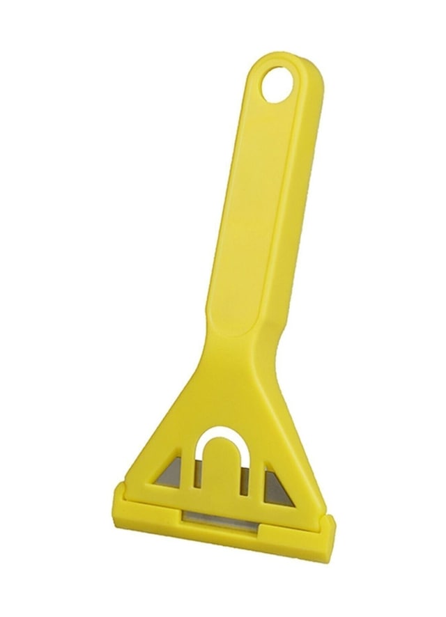Cam Ve Buz Kazıma Metal Uçlu Plastik Sap