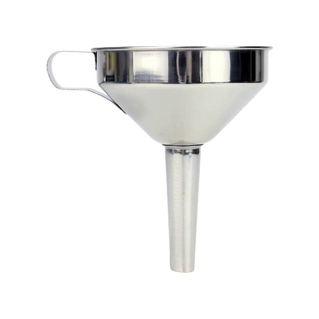 Paslanmaz Çelik Mazot Hunisi Metal Yağ Hunisi Metal Reçel Hunisi 20 Cm N11.6