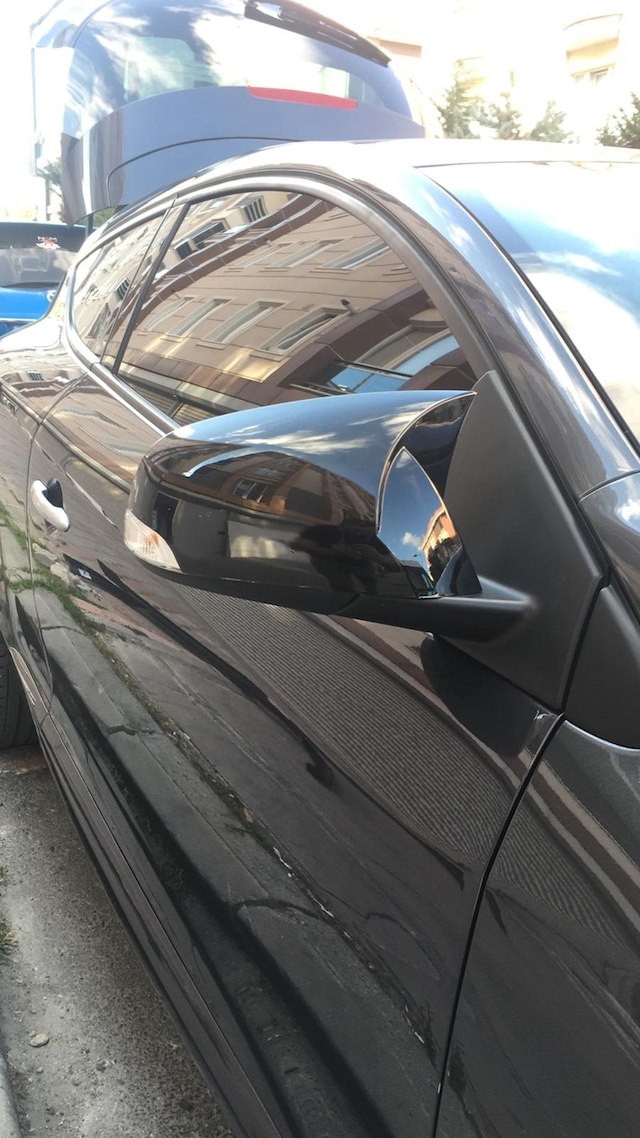 Renault Megane 3 Yarasa Ayna Kapağı Batman Ayna Kapak Piano Black