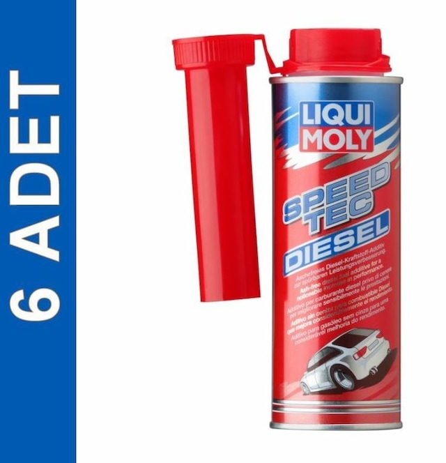 Liqui Moly 3722 Speed Tec Dizel Yakıt Katkısı 6 x 250 ML
