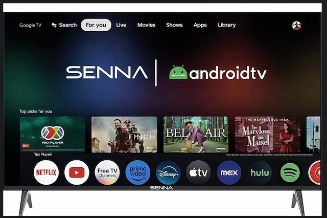 Senna 32WF7500H 32" 82 Ekran Uydu Alıcılı HD Frameless WhaleOS Android 10 LED TV