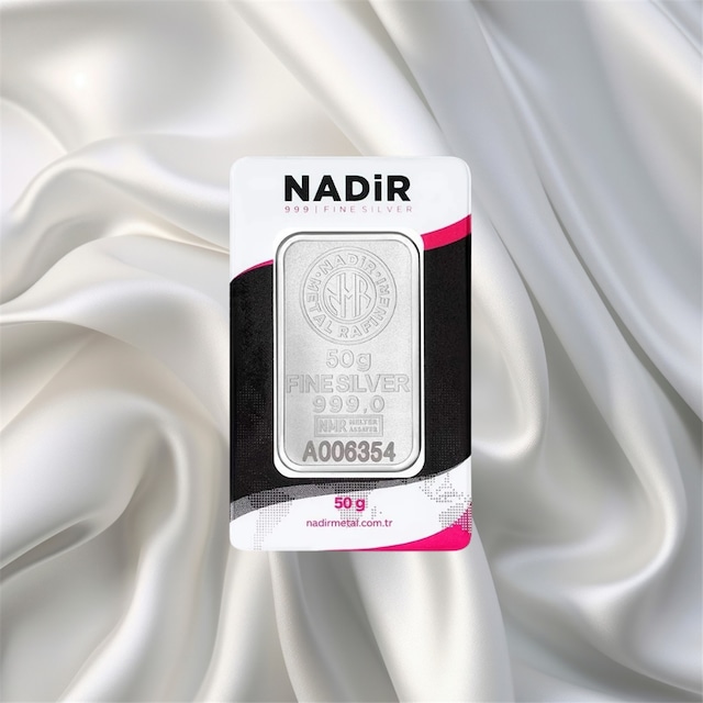 Leva Gold 50 Gr Nadir Gümüş Külçe