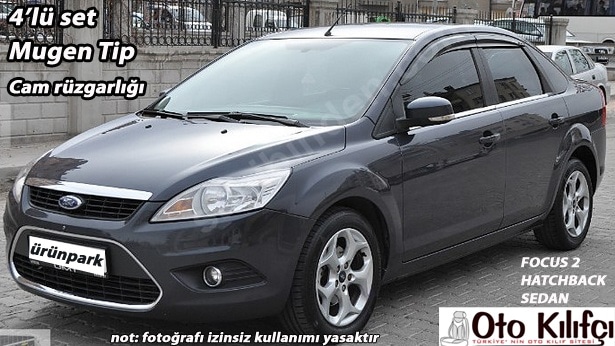 Ford Focus 2 Cam Rüzgarlıgı 4Lü Set