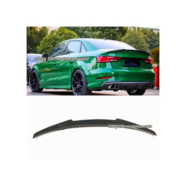 AUDİ A3 2013-2018 SEDAN PLASTİK BOYASIZ YARASA SPOYLER-SPOİLER
