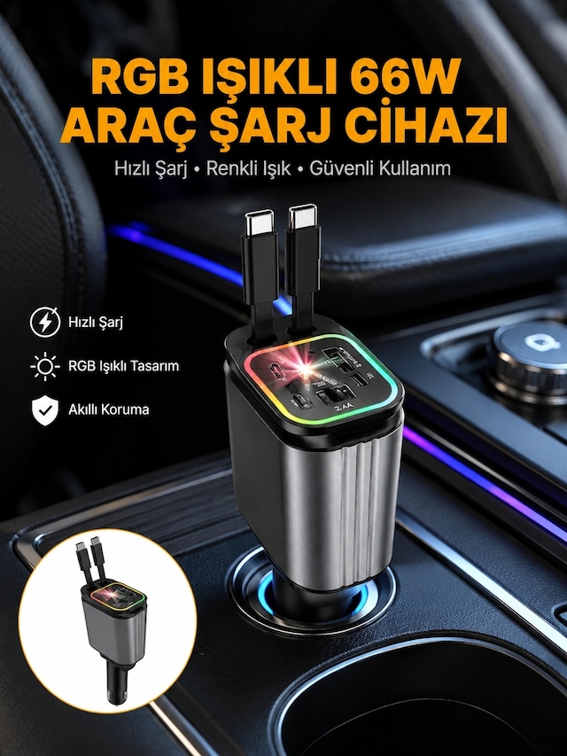 Mey İthalat Kia, Seat, Mazda, Mitsubishi Araçlar İçin Çok Fonksiyonlu Araç Şarj Adaptörü Yeni Nesil