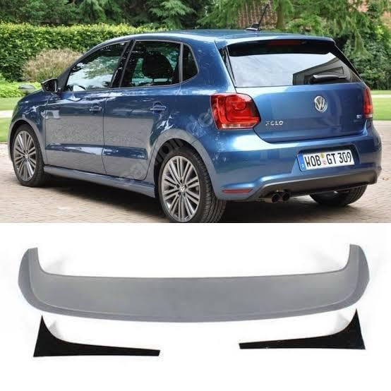 Polo 6r-6c Gtı Spoyler 3 Parça Oem Boyasız Plastik